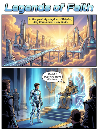 Daniel & the Lions' Den — Legends of Faith #1 (Digital Comic PDF)