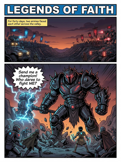 David & Goliath — Legends of Faith #2 (Digital Comic PDF)