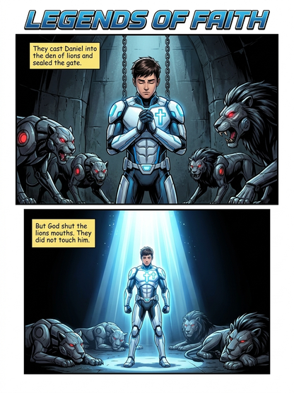 Daniel & the Lions' Den — Legends of Faith #1 (Digital Comic PDF)