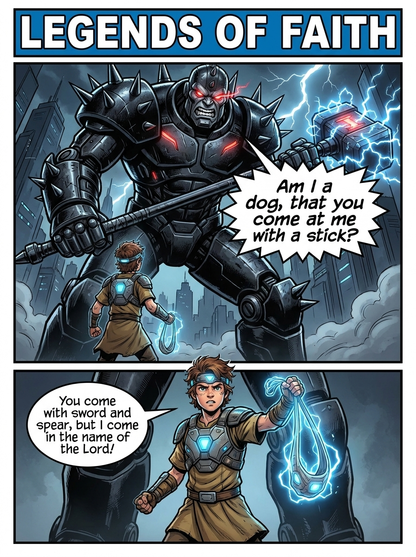 David & Goliath — Legends of Faith #2 (Digital Comic PDF)