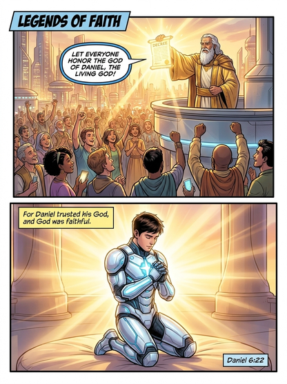 Daniel & the Lions' Den — Legends of Faith #1 (Digital Comic PDF)